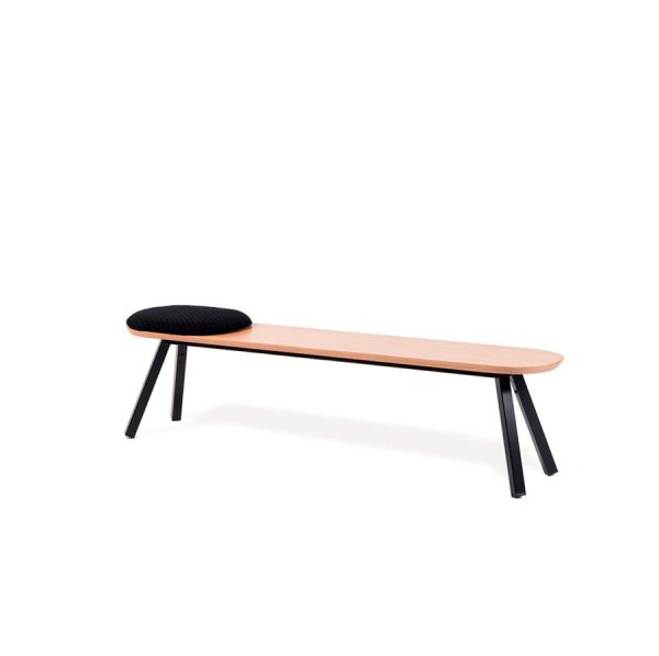 You and Me bench 180 in oak finish from RS Barcelona