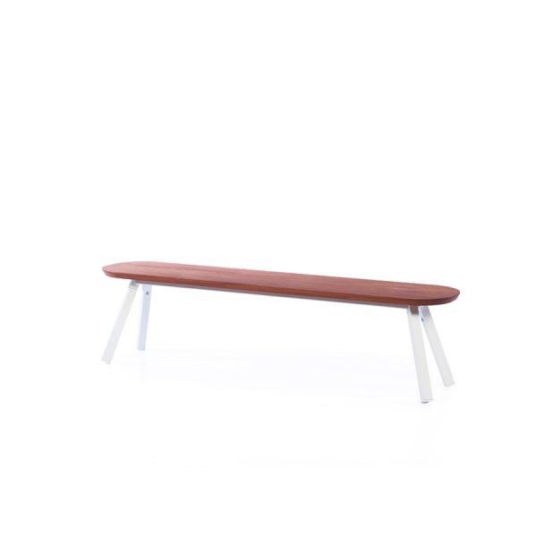 You and Me bench 180 in iroko finish from RS Barcelona
