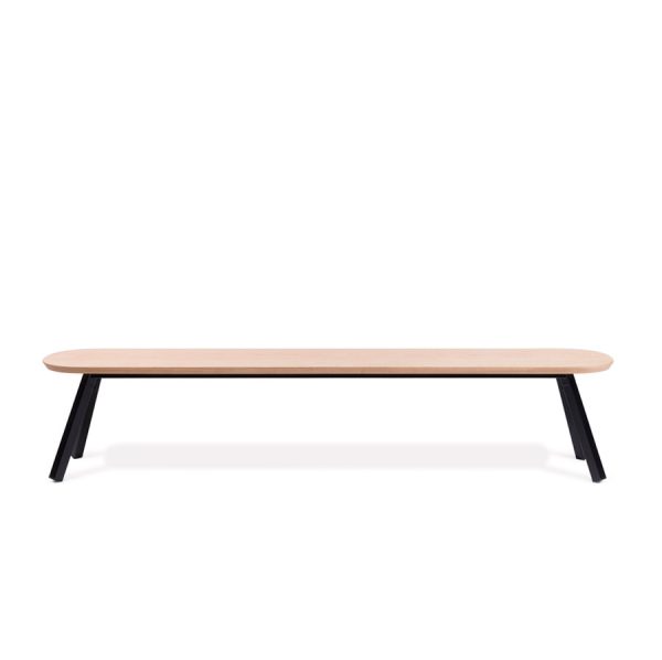 You and Me bench 220 in oak finish from RS Barcelona