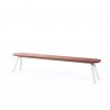 You and Me bench 220 in iroko finish from RS Barcelona