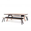 You and Me bench in oak finish from RS Barcelona