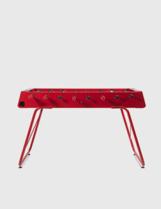RS3 football table design in red colour from RS Barcelona