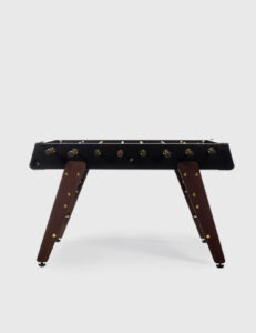 RS#Wood Gold football table design in black colour from RS Barcelona