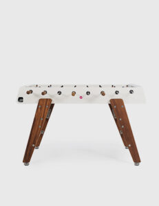 RS3Wood football table design in white colour from RS Barcelona