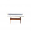 RS#PingPong Stationary ping pong design table in white colour from RS Barcelona