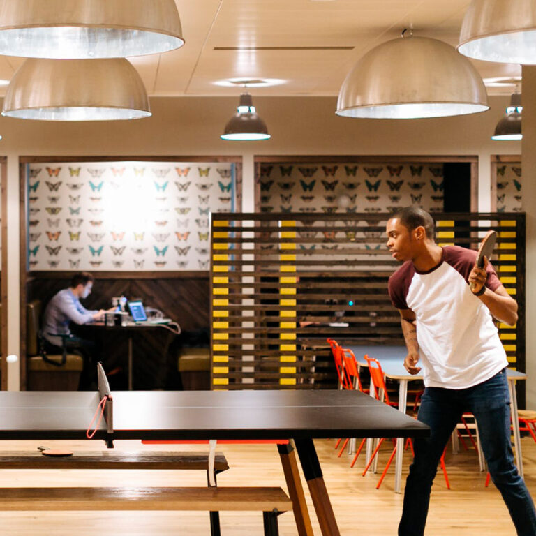 RS Barcelona You and Me ping pong table in Wework coworking