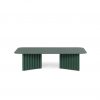 RS Barcelona Plec occasional table large steel in green colour