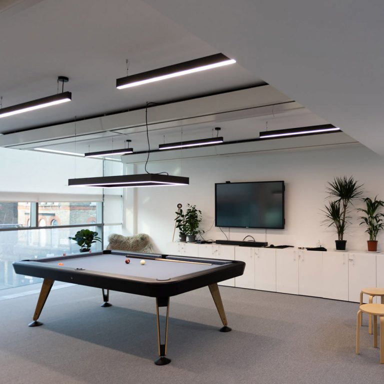 RS Barcelona Diagonal pool table at The Boundary offices in London