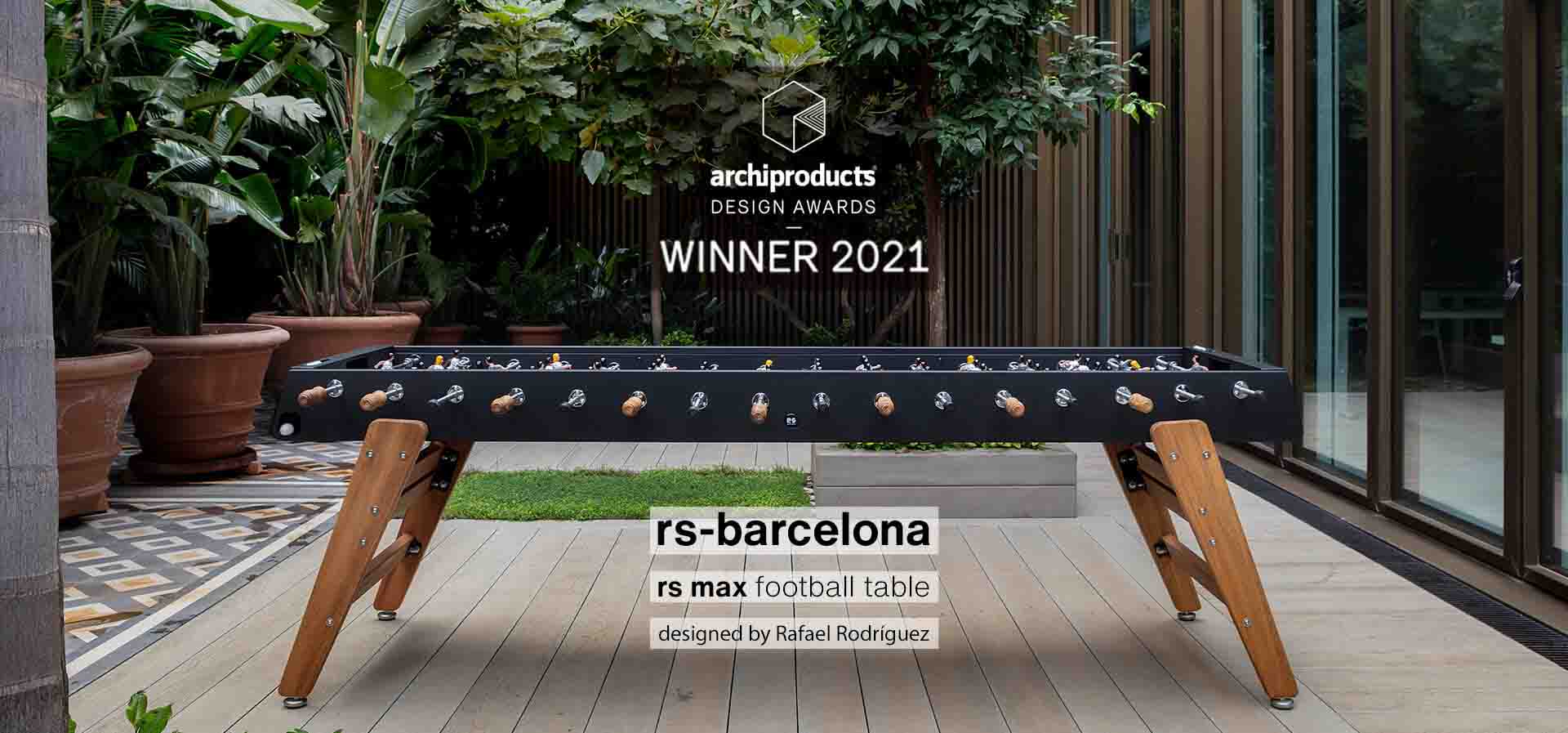 RS Barcelona RS MAx football table - archiproducts Design Award
